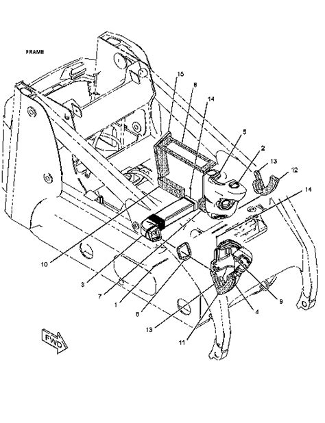 caterpillar 259d parts diagram